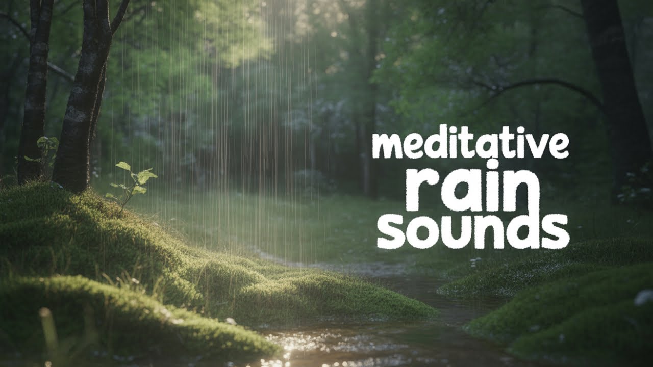 Soft Piano & Rain Ambience | Study, Focus, Meditation Music 4K #long