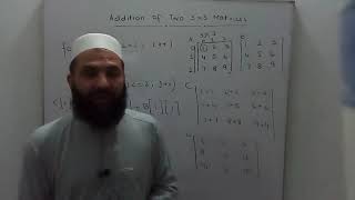 Algorithm for the addition of two 3x3 Matrices