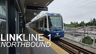 (2023) Complete Sound Transit Link Line 1 Ride  Angle Lake to Northgate