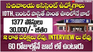 ఈ జాబ్స్ అస్సలు వదలకండి | AP,TS Government jobs 2024 | MTS, Assistant Jobs | NVS Government jobs