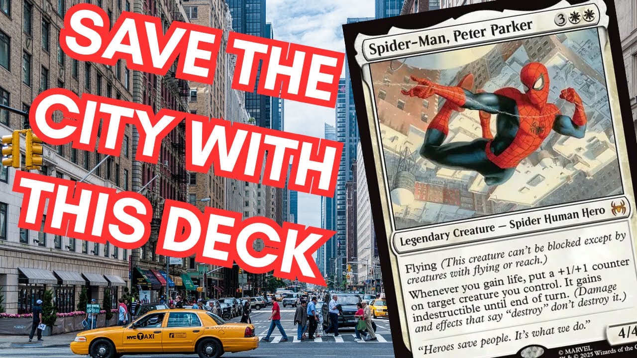 SAVE THE CITY-Spider-Man Peter Parker Deck Tech