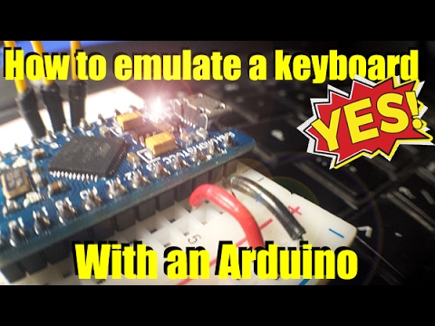 Arduino keyboard emulator - YouTube