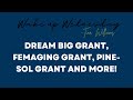 Wake Up Wednesday - Tina Williams - Dream Big Grant, Femaging grant, Pine-Sol Grant and More!