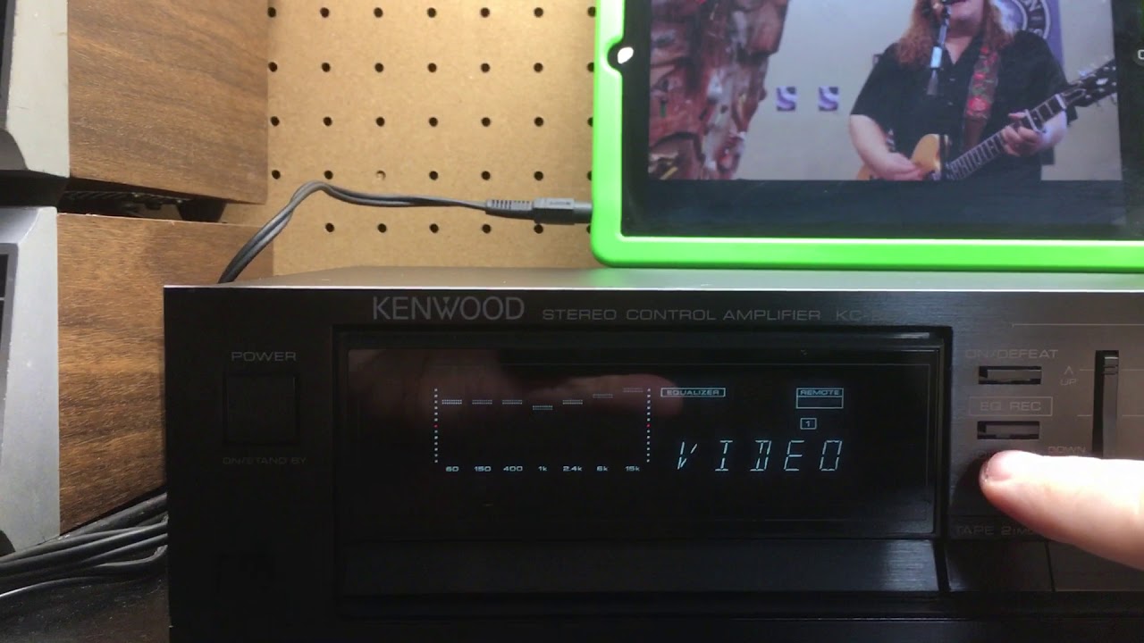 Kenwood KC207 Stereo Preamplifier YouTube