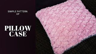 Crochet PILLOW CASE tutorial screenshot 5