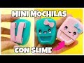 Como hacer mini SLIME y bálsamo labial-Mochilas miniatura -manualidades faciles