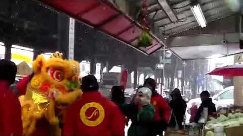 New York NYC Chinese New year Brooklyn Lion dance drumming 2015