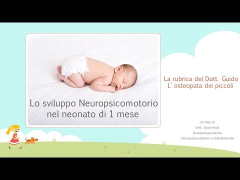 Video: Come Sviluppare Un Bambino Al Mese