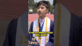 12 Year Old Graduates College And Has 5 Degrees#shortsvideo #shortvideo #shorts #short #shortsfeed