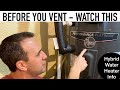 Vent your Rheem or AO Smith Hyrbid Water Heater or Don’t vent – That’s the question!