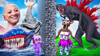 Every Minecraft LAND VS SEA MONSTER in Minecraft Mob Battle!