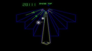 Trying out Tempest on Atari Flashback Classics Vol 1.