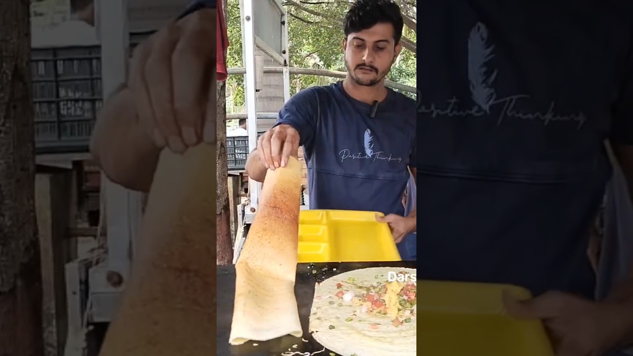 Cheese Garlic Dosa 😍 