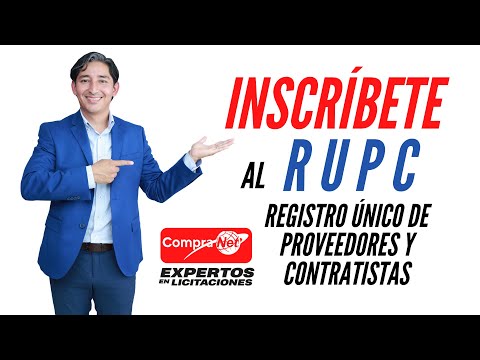 Registro Único de Proveedores y Contratistas RUPC