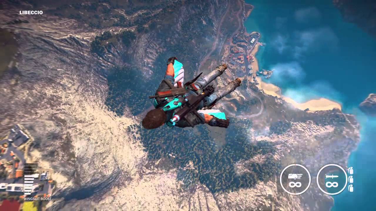 Just Cause 3 JETPACK Rico Gets Really High YouTube