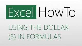 Excel How To: Using the Dollar ($) in Formulas