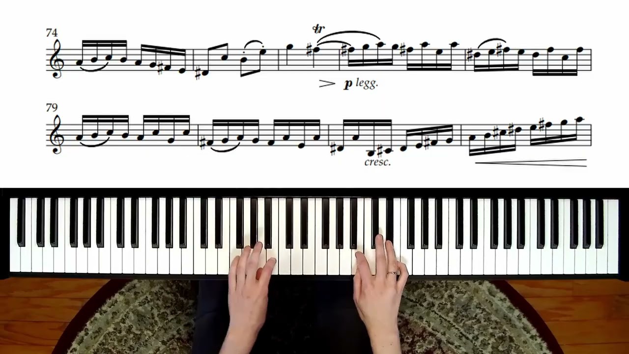 Johann Sebastian Bach - Concerto in A minor, Mvt I | Piano accompaniment (violin)