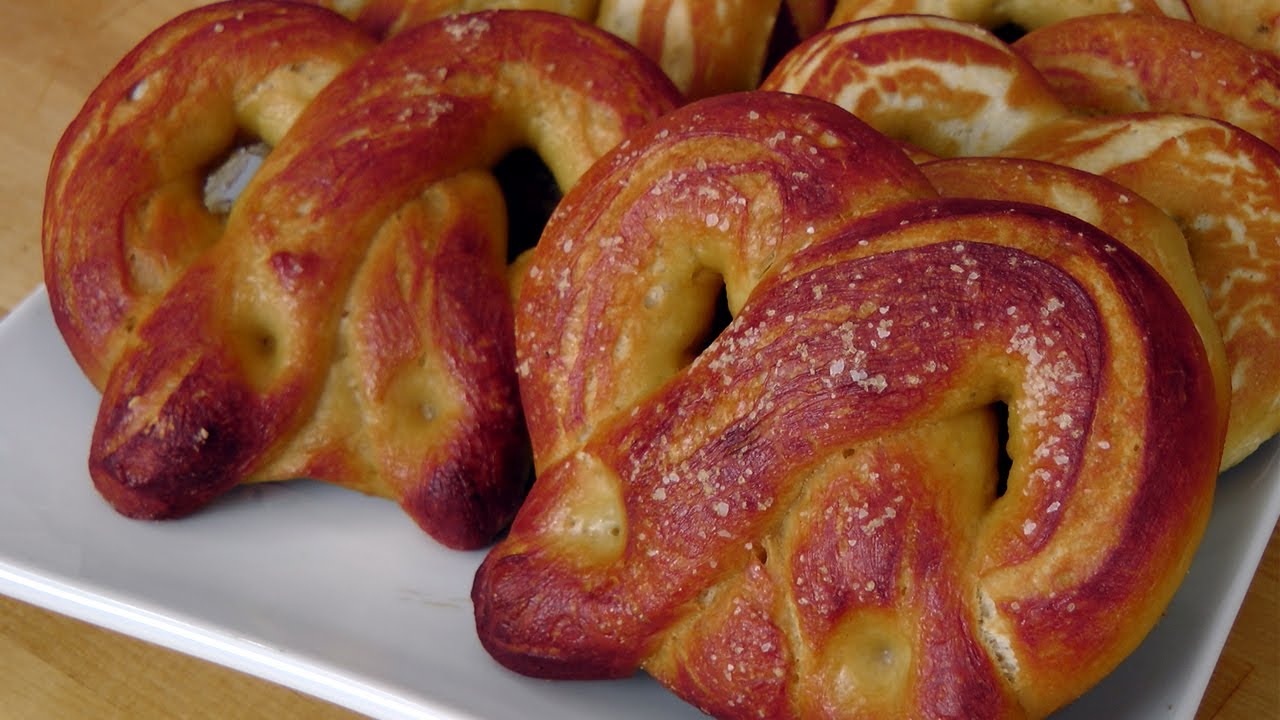Homemade Soft Pretzels - Recipe by Laura Vitale - Laura in the Kitchen ...
