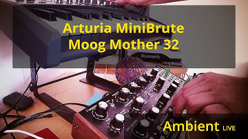 Moog Mother 32, Arturia Minibrute - Ambient Live