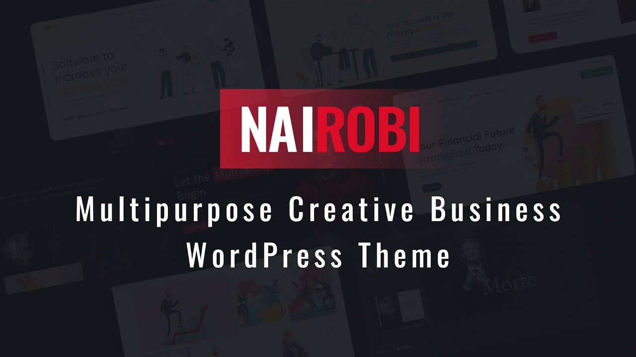 Nairobi | Multipurpose Creative Business WordPress Theme Inspired By #MoneyHeist | Iqonic Design