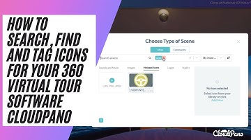 How To Search, Find and Tag Icons For Your 360 Virtual Tour Software CloudPano