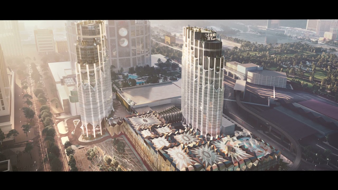 zaha hadid architects tops out its 'studio city' development in macau, china