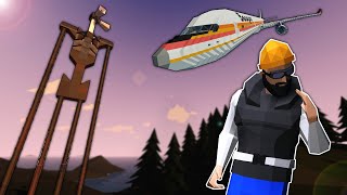 We Found Siren Head After Crashing Our Plane!  Stormworks Multiplayer Sinking Ship Survival