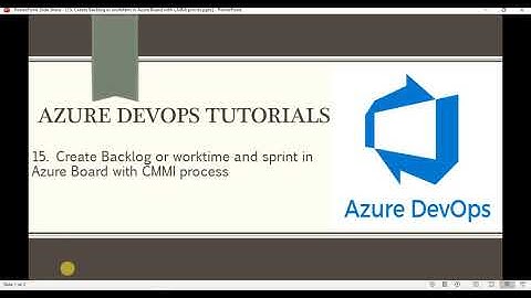 Part 15-Create Backlog/worktime and sprint in Azure Board with CMMI process | Azure DevOps Tutorials