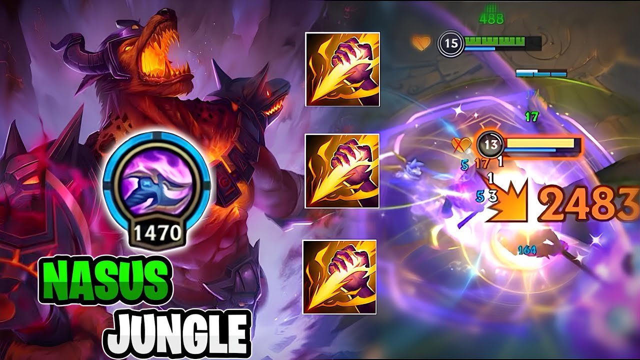 The Secret Power of NASUS JUNGLE! (Insane Stacks) | Wild Rift (Runes & Build)