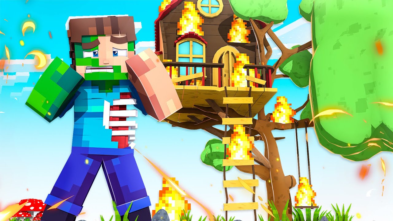 BURNING DOWN BECKBROJACK'S COOKIE TREEHOUSE!
