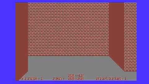 C64 Game - 3 Dimension Maze