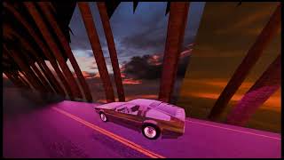 DeLorean Sunset, Sunset avenue.