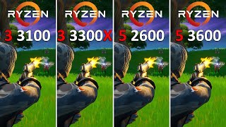 Ryzen 3 3100 vs Ryzen 3 3300X vs Ryzen 5 2600 vs Ryzen 5 3600 - Test in 10 Games 1080p and 1440p