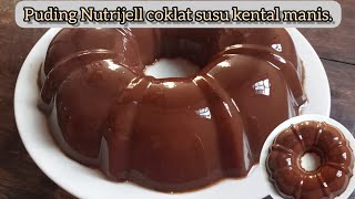 RESEP PUDING NUTRIJELL COKLAT SUSU KENTAL MANIS, ENAK DAN LEZAT. #PudingNutrijell @ResepSederhanaa