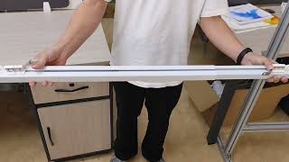 telescopic track ， from 2.2 to 4m  #telescopictrack #curtainrail #curtain