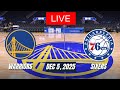 NBA LIVE! Philadelphia 76ers vs Golden State Warriors I December 5, 2025 Warriors vs Sixers Live 2K