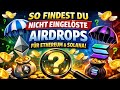Verpasste Airdrops? So findest du sie für Ethereum & Solana