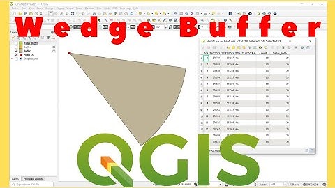 How to Create Wedge Buffer using QGIS