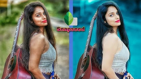 Snapseed Moody Blue Photo Editing | Snapseed Photo Editing 2022 | Snapseed Background Colour Change