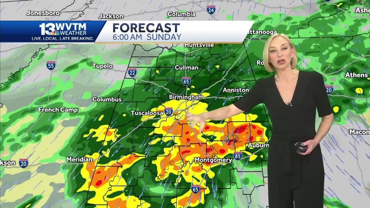 A cold front brings showers, a few storms and cooler temperatures to ...