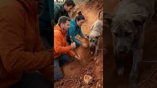 Stray Dog Begs Hikers For Help In Rescuing Buried Puppies