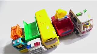 Kids toy ambulance car truck bus 