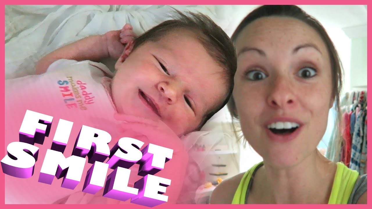 JULIET'S FIRST SMILE CAUGHT ON CAMERA! Sam & Nia YouTube