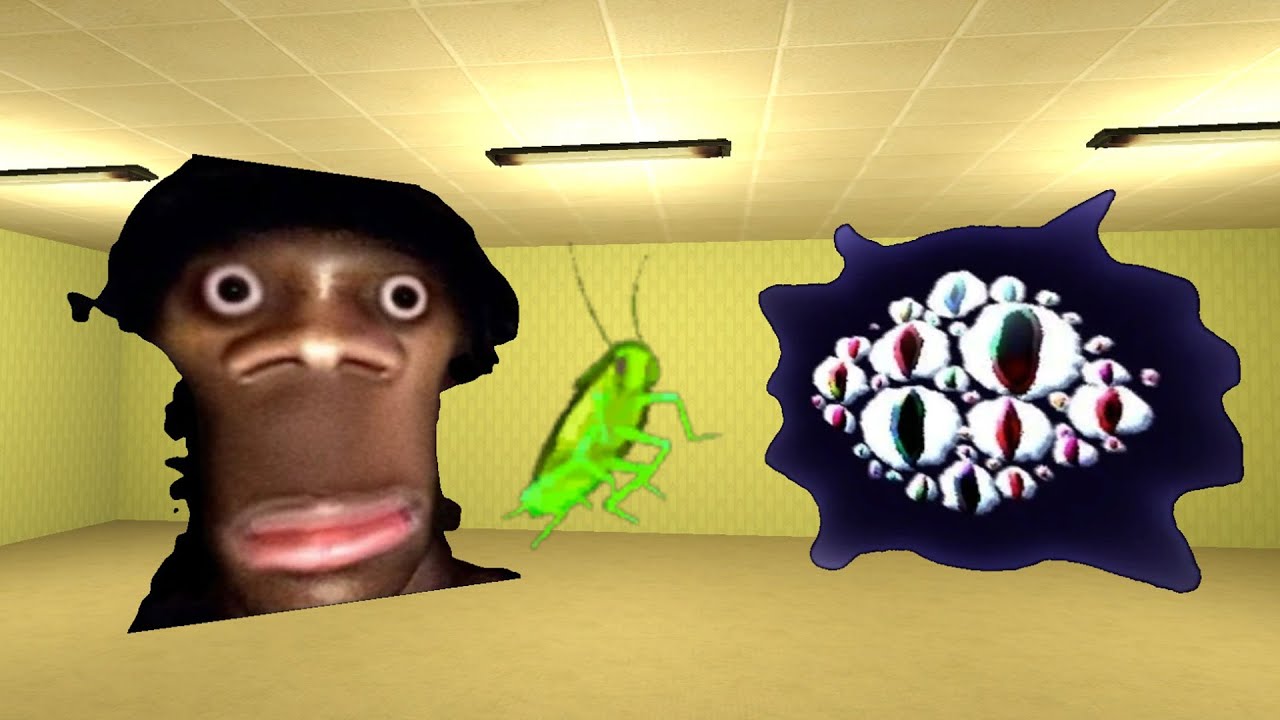 Hi My Name Is Aughh, Cockroach Super And Eyes Horor In Garry's Mod