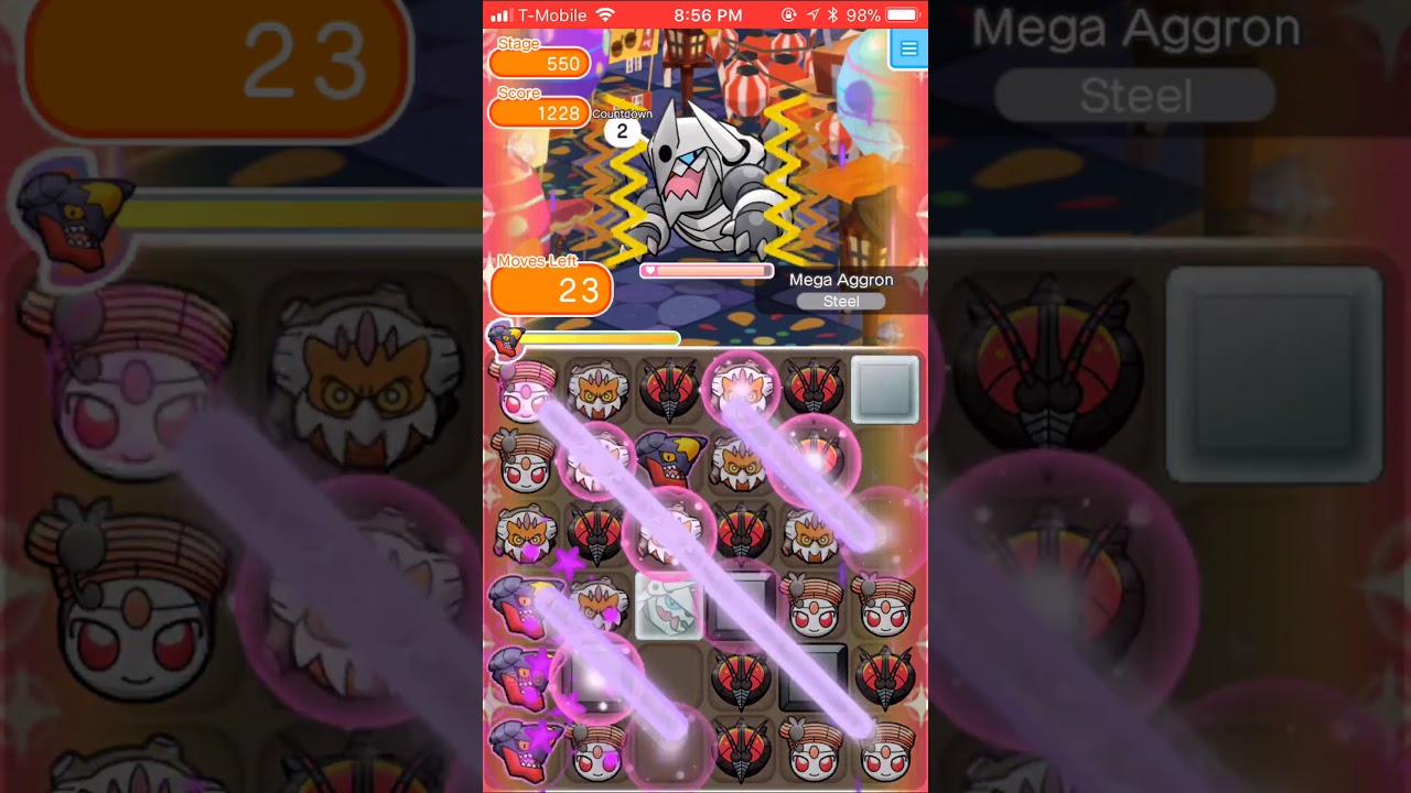 Pokemon Shuffle - Mega Aggron Competition (01-14-18)