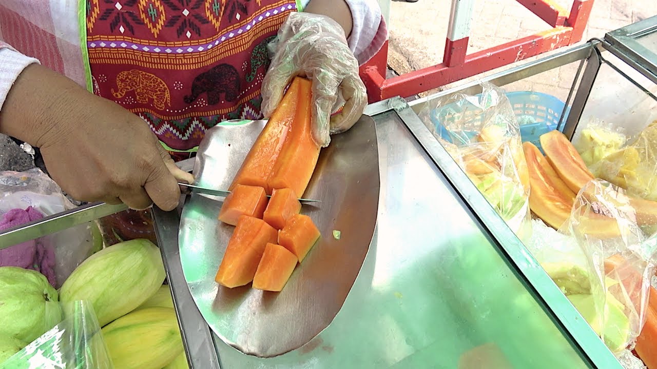 5 FRUITS CUTTING STREET FOOD YouTube