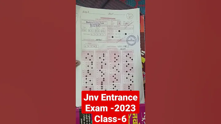 Jnv Entrance Exam -2023 Class-6 #omrsheet #omrsheetkaisebhare #jnv #exam #paper #paper2023 #jnvexam - DayDayNews