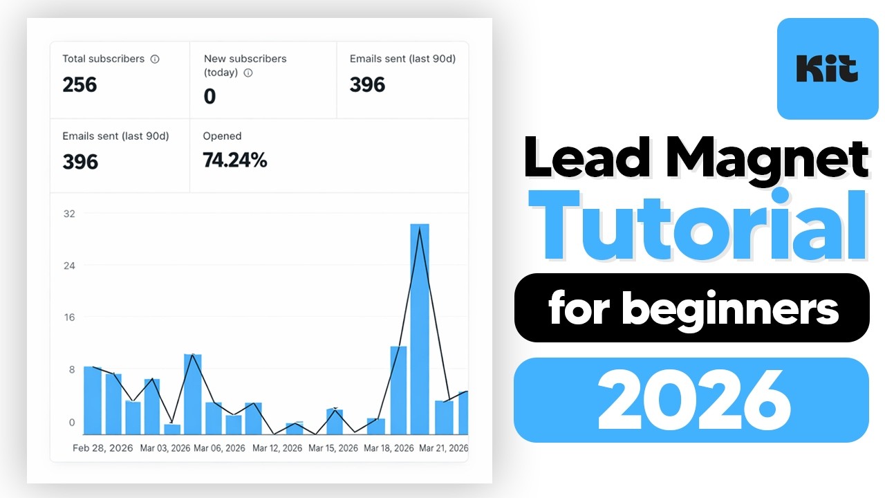 How to Create a Lead Magnet in ConvertKit (Beginner Tutorial) - YouTube