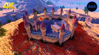 The Spartan Legion Siege of the Medieval Castle - Ultimate Epic Battle Simulator UEBS 4K Video