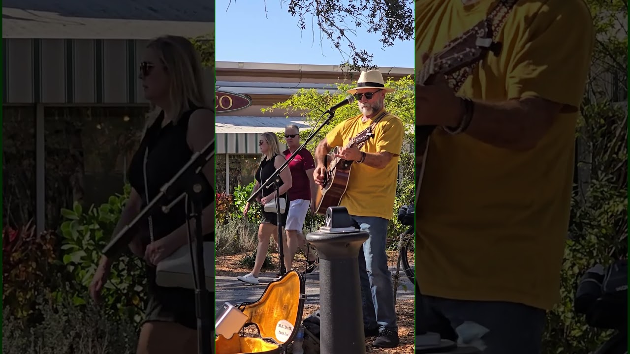 Busker In Dunedin Florida
